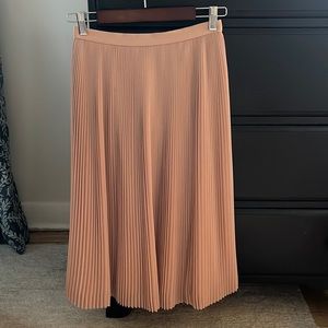 Jcrew pleated midi skirt